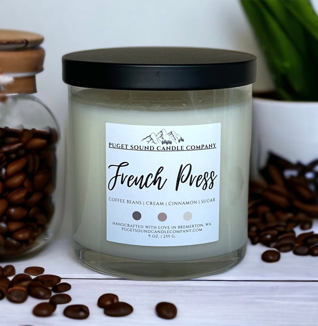 French Press | 9 oz. Handcrafted Candle