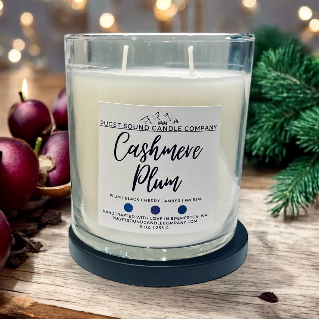 Cashmere Plum | 9 oz. Handcrafted Candle