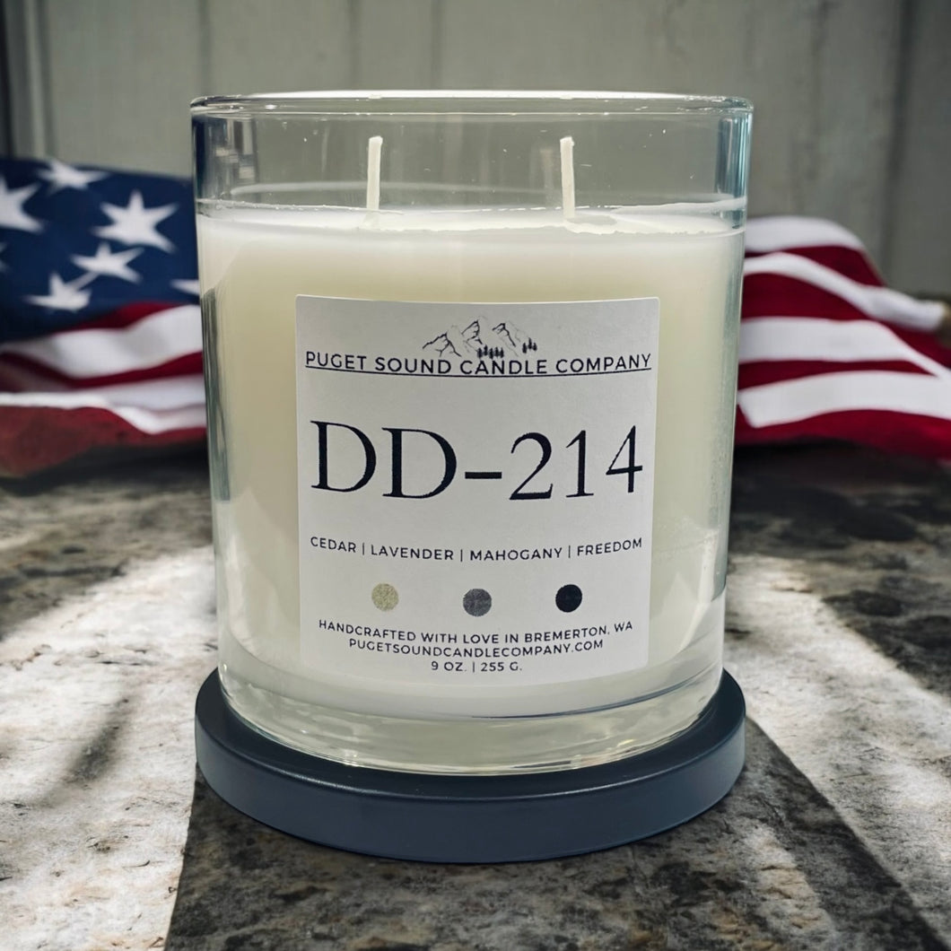 DD-214 | 9 oz. Handcrafted Candle