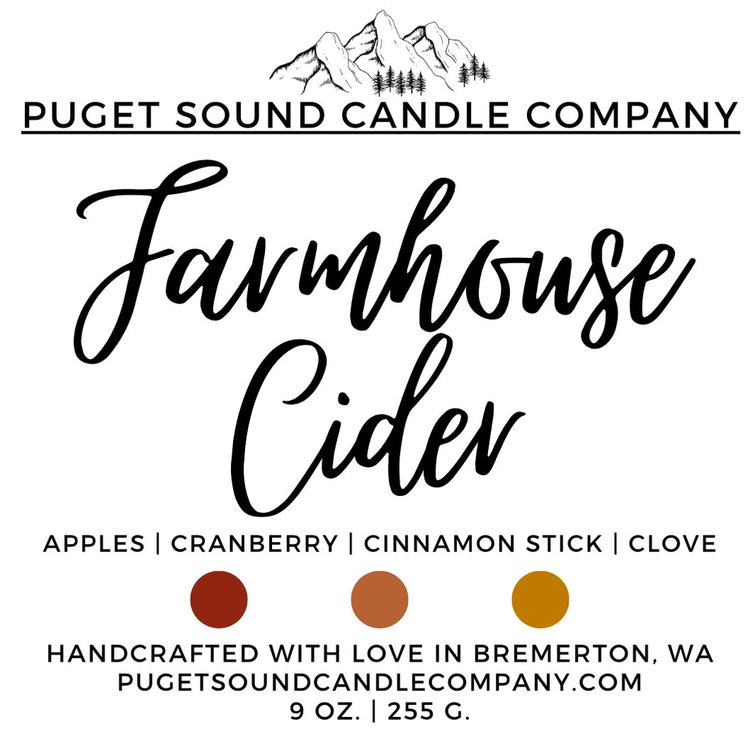 Farmhouse Cider | 9 oz. Handcrafted candle