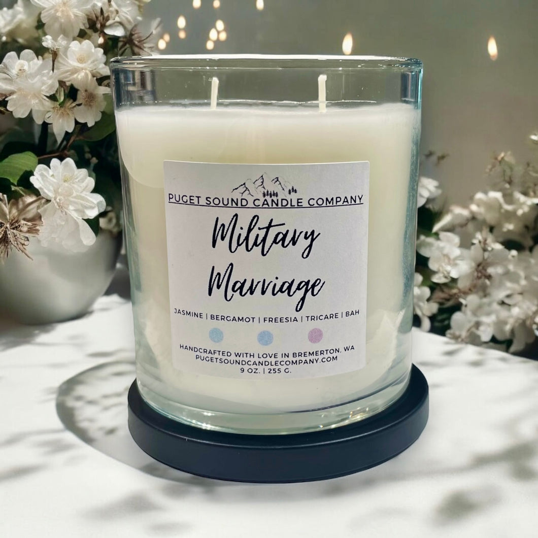 Military Marriage | 9 oz. Handcrafted Candle