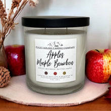 Load image into Gallery viewer, Apples &amp; Maple Bourbon | 9 oz. Handcrafted Candle
