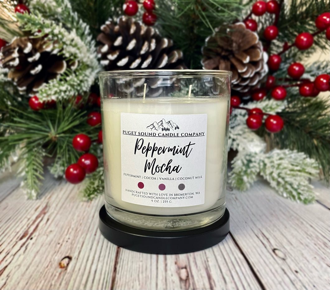 Peppermint Mocha | 9 oz. Handcrafted candle